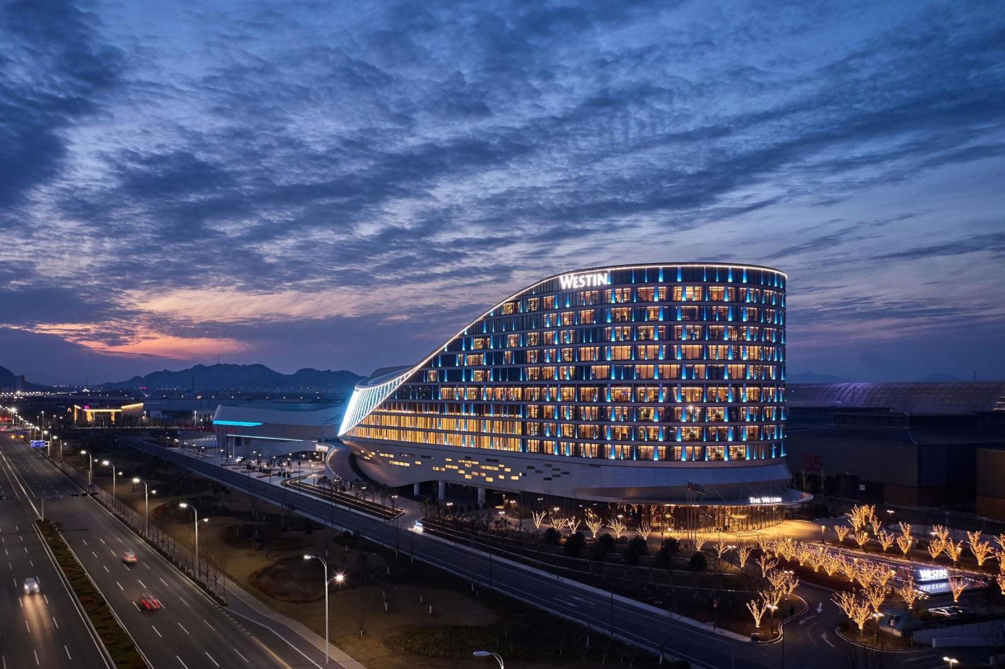 Hotel The Westin Qingdao West Coast Esterno foto