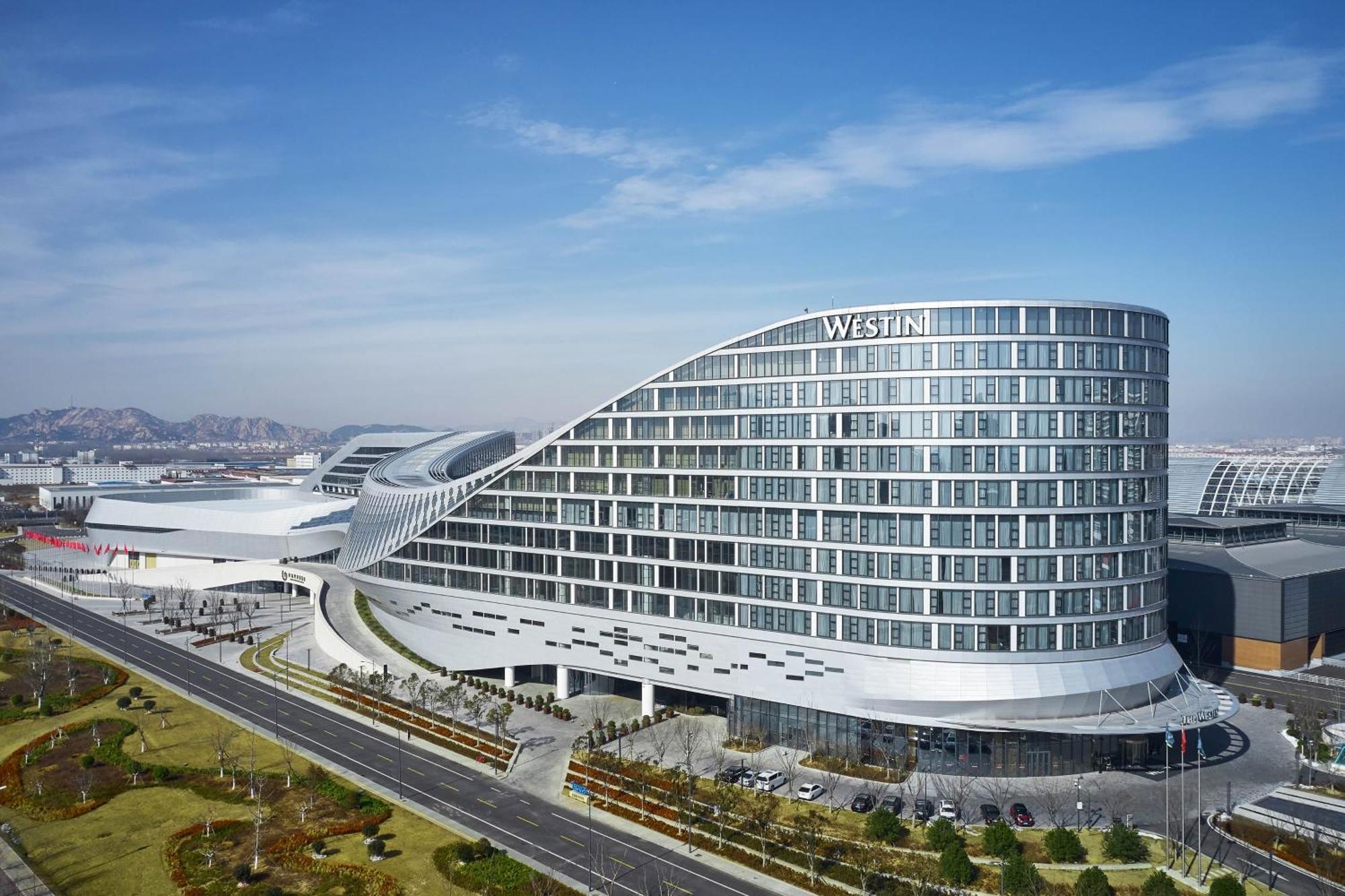 Hotel The Westin Qingdao West Coast Esterno foto