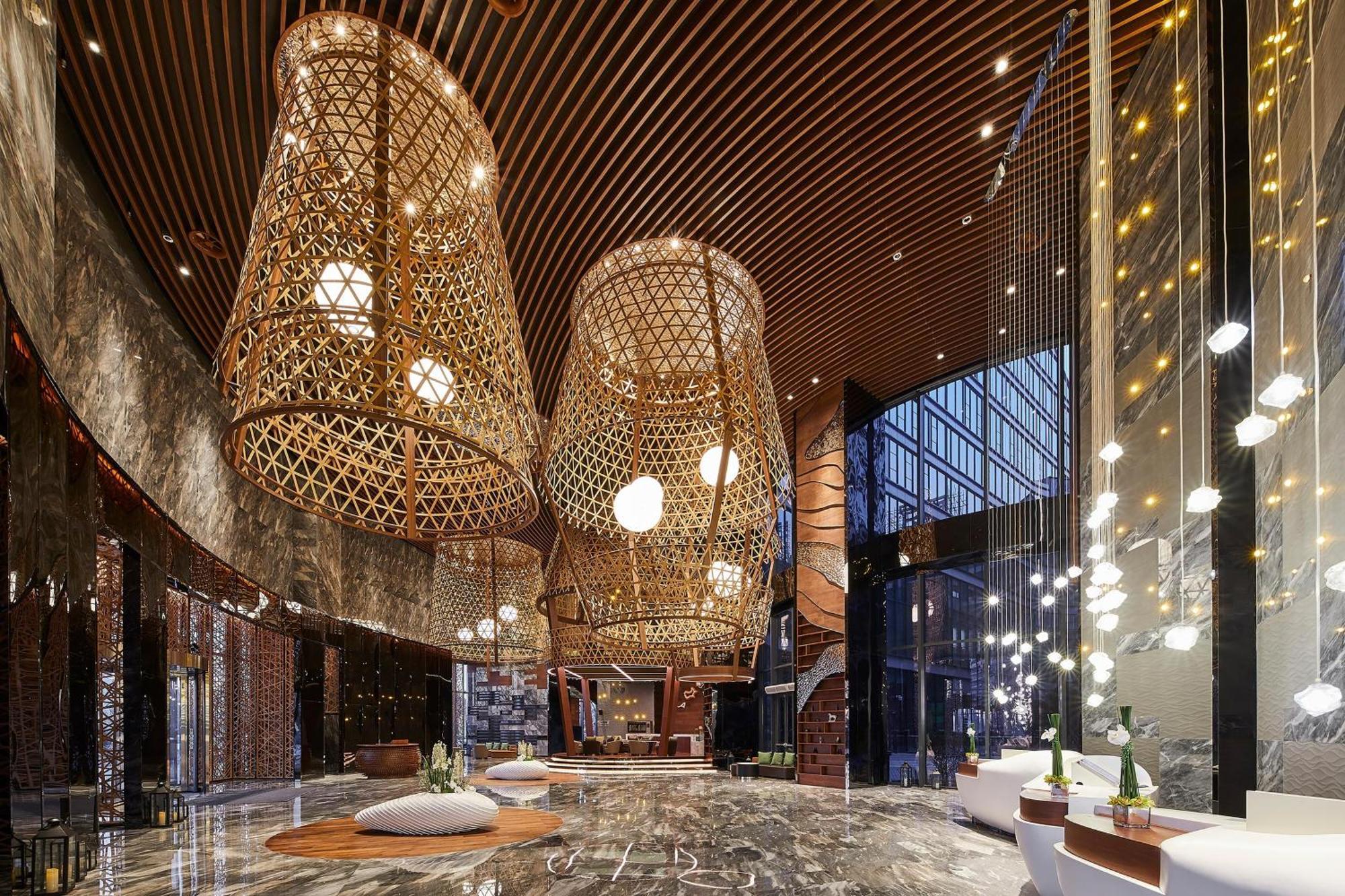 Hotel The Westin Qingdao West Coast Esterno foto
